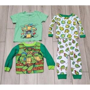 Nickelodeon Teenage Mutant Ninja Turtles TMNT Kids Pajamas & Tee Size 4T